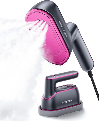 Portable handheld travel steam iron, heats up in 8 seconds