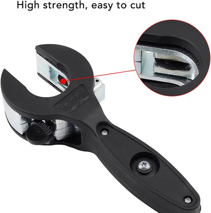 Ratcheting Tubing Cutter, Copper Pipe Cutter for Cutting 5/16 to 1-1/8 in