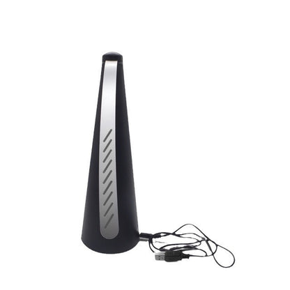 FlyRepellent Fan for Tables – Soundless Fly Swatter with Holographic Blades for Bees, Wasps & Outdoor Use