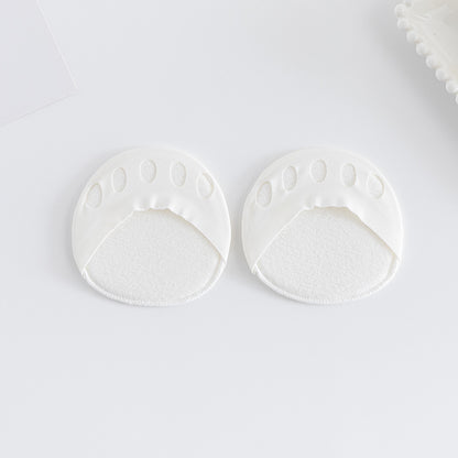 10 Pairs Ball of Foot Cushion Socks,Women's Toe Cover with Padding Toe Topper Liner Socks Non-Skid Bottom