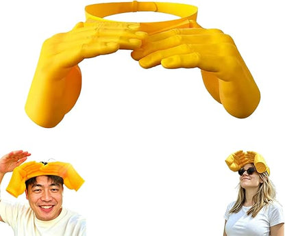 🔥🔥Hands-Free Hand Shade Hat – Instant Sun Protection Visor,Adjustable Funny Hand Sun Visor Hat,for Beach Travel Photo