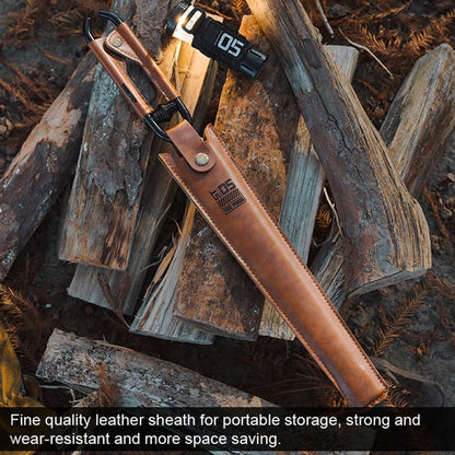 🔥Carbon Steel Fire Tongs with Leather Grip, Boost Spring Design, and Serrated Tips for and Effortless Fire Handling