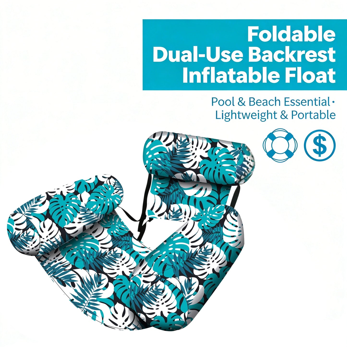 🏊Blow up Pool Noodles for Adult Heavy Duty, Floating Chair for Party Summer Water Beach Lake Fun