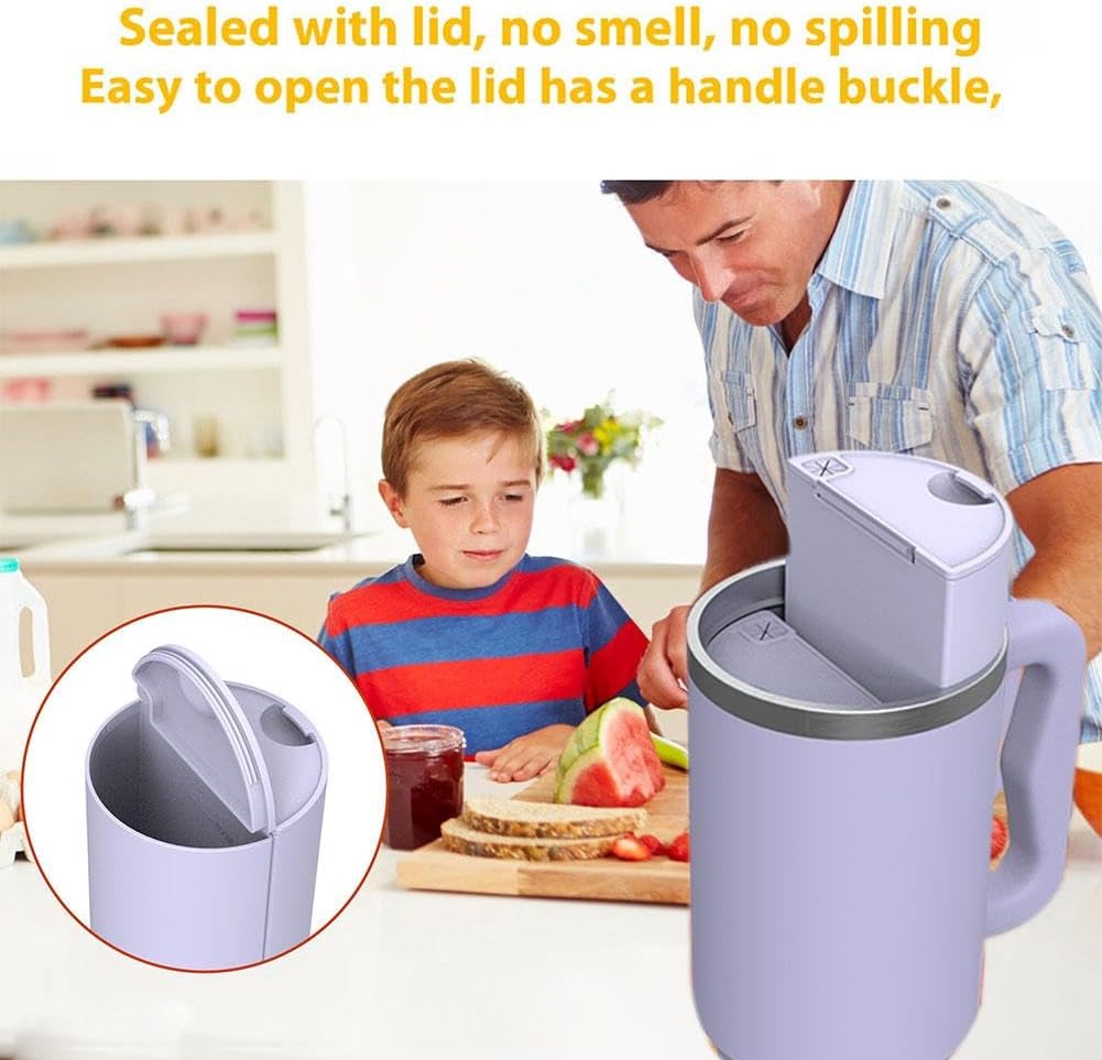 Stanley Mug Accessory Inner Tray, Double-Layer Silicone Inner Tray for 40oz Stanley Insulated Mugs