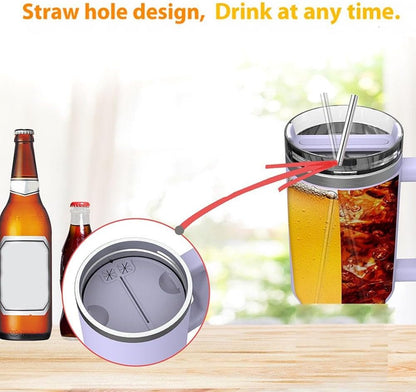 Stanley Mug Accessory Inner Tray, Double-Layer Silicone Inner Tray for 40oz Stanley Insulated Mugs