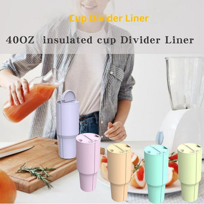 Stanley Mug Accessory Inner Tray, Double-Layer Silicone Inner Tray for 40oz Stanley Insulated Mugs
