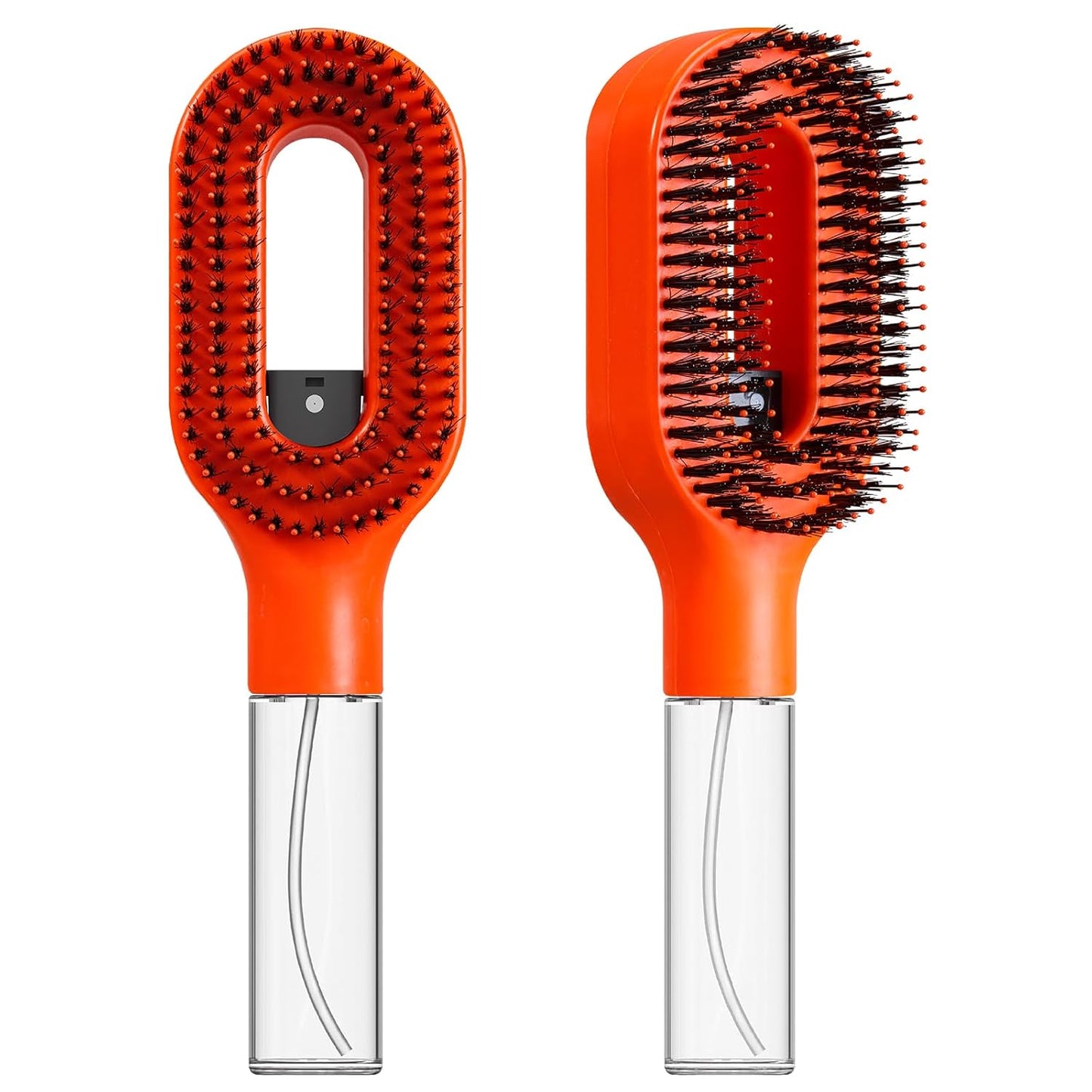 2-in-1 Detangler Hair Brush, With Built-In Mister Spray, Wet & Dry Detangling Brush