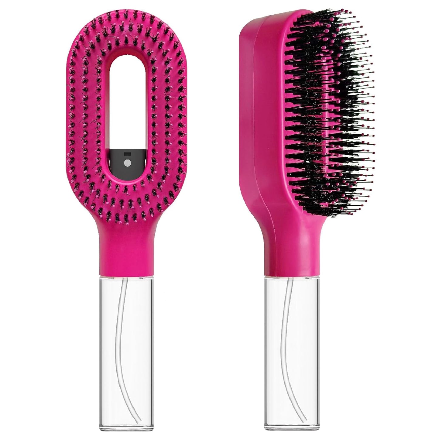 2-in-1 Detangler Hair Brush, With Built-In Mister Spray, Wet & Dry Detangling Brush