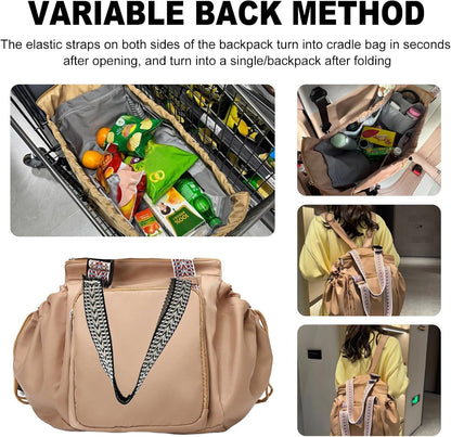 Travel Organizer Bag for Ladies - Doubles as a Stylish Backpack, Crossbody and Shoulder Bag, Boasts Great Storage Capacity