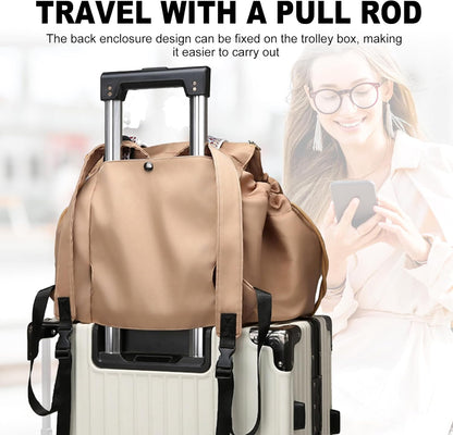 Travel Organizer Bag for Ladies - Doubles as a Stylish Backpack, Crossbody and Shoulder Bag, Boasts Great Storage Capacity