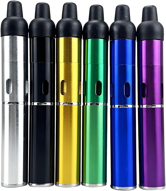 Torch Lighter,Metal All-in-One Tube Built-in Detachable Refillable Butane Torch Handheld Lighter