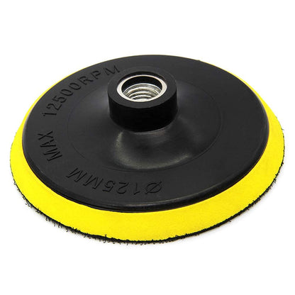2 pcs ,5 Inch Backer Pads Hook and Loop Backing Plate 5/8-11 Thread for Polishing Sanding