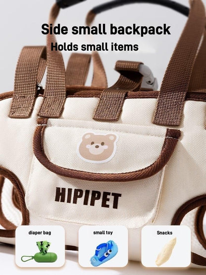 🐕️Dog Carrier Backpack, Dog Carrier Backpack Portable Shoulder Bag with Leash