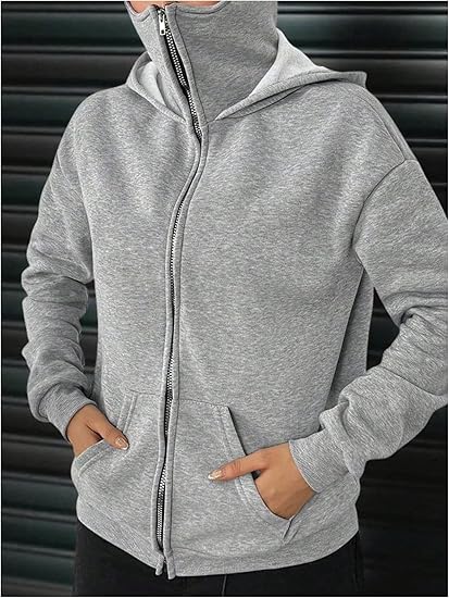 Zip Up Hoodies ,Sweatshirt Jackets with Mask(unisex)
