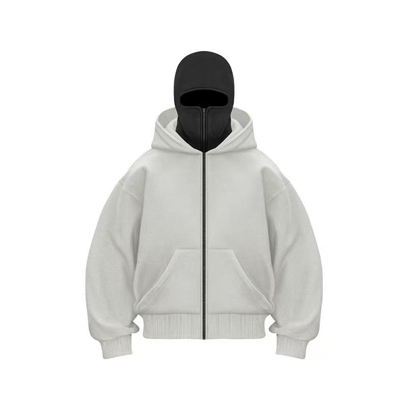 Zip Up Hoodies ,Sweatshirt Jackets with Mask(unisex)