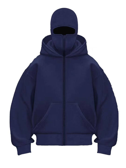Zip Up Hoodies ,Sweatshirt Jackets with Mask(unisex)