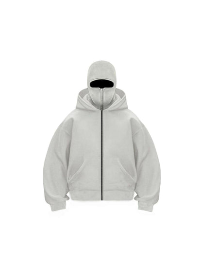 Zip Up Hoodies ,Sweatshirt Jackets with Mask(unisex)