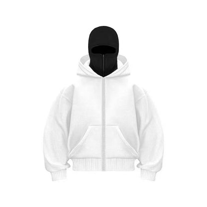 Zip Up Hoodies ,Sweatshirt Jackets with Mask(unisex)