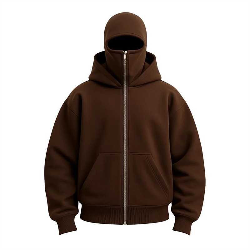 Zip Up Hoodies ,Sweatshirt Jackets with Mask(unisex)