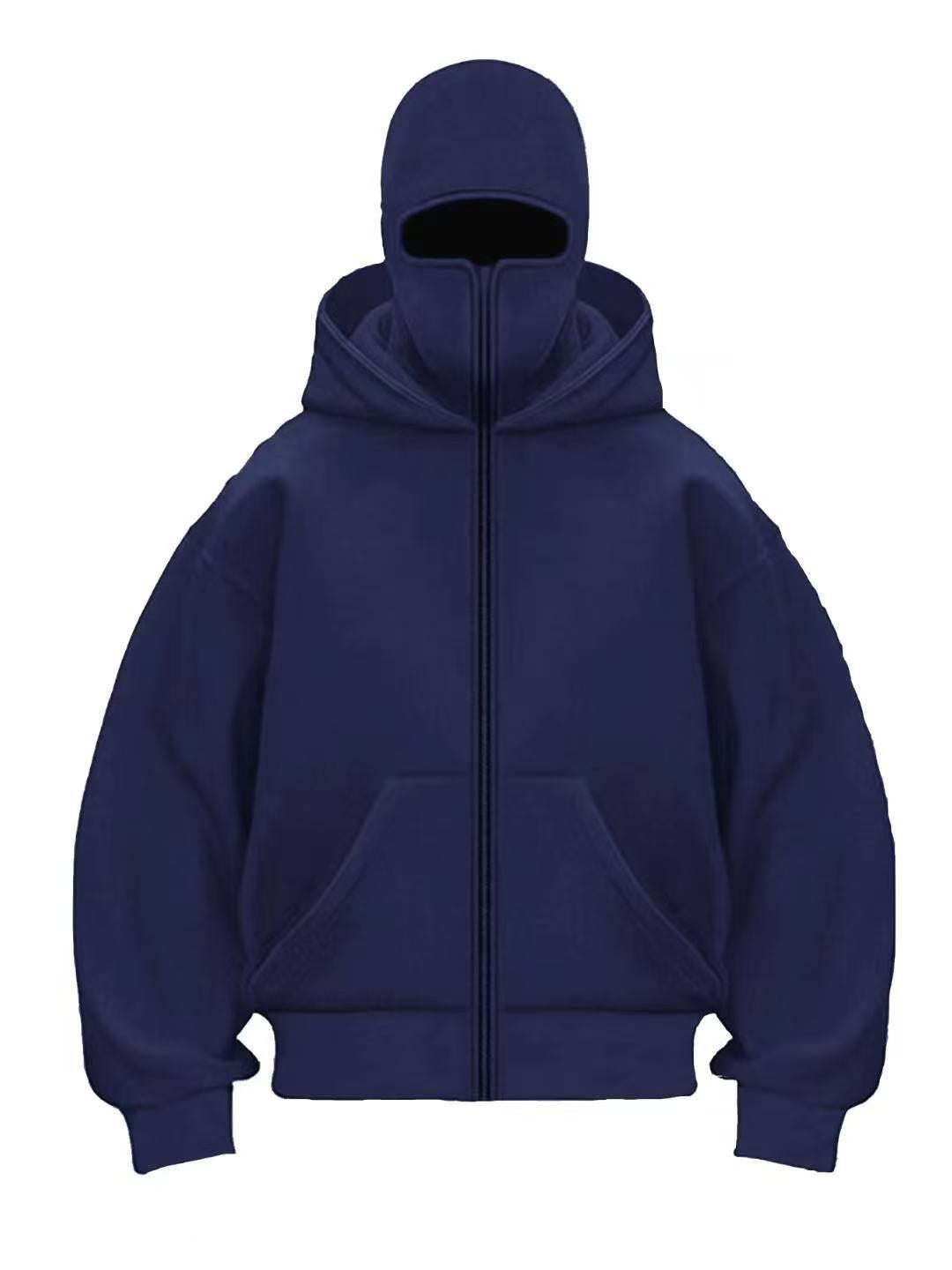 Zip Up Hoodies ,Sweatshirt Jackets with Mask(unisex)
