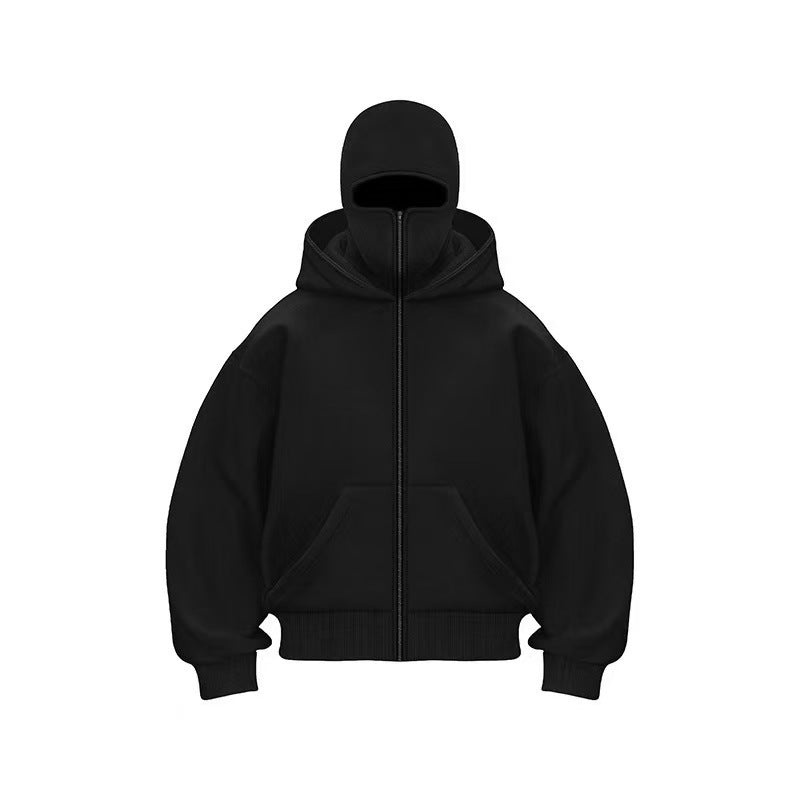 Zip Up Hoodies ,Sweatshirt Jackets with Mask(unisex)