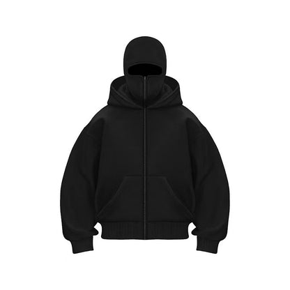 Zip Up Hoodies ,Sweatshirt Jackets with Mask(unisex)
