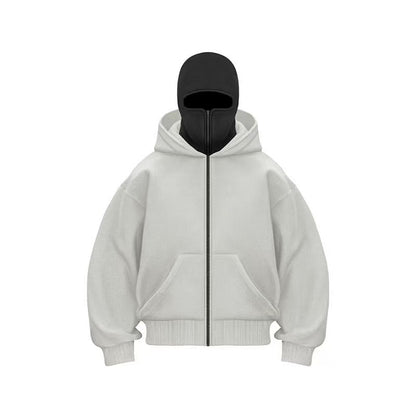 Zip Up Hoodies ,Sweatshirt Jackets with Mask(unisex)