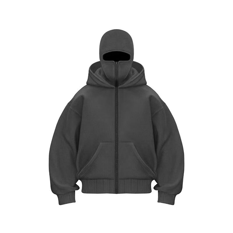 Zip Up Hoodies ,Sweatshirt Jackets with Mask(unisex)