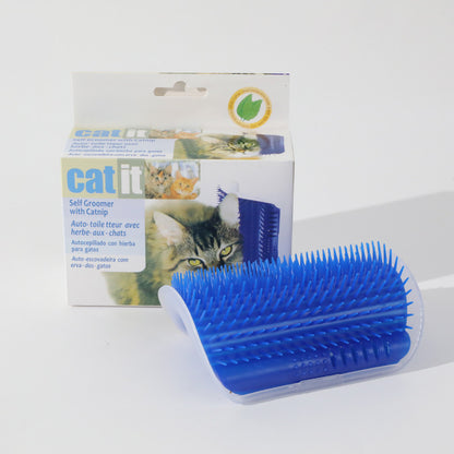2 Pack Self Grooming Cat Brush - Wall Corner Scratcher with Massage Combs for Long and Short Fur Cats, Kittens