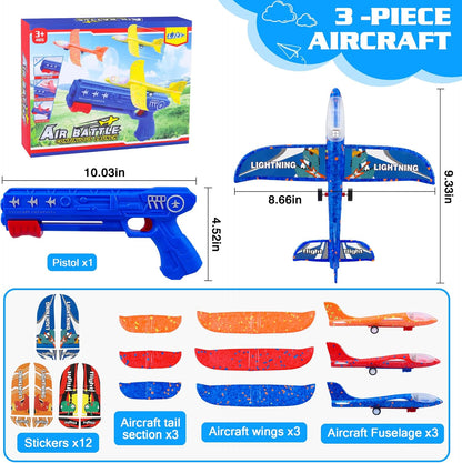 ✈️Airplane Launcher Toys, Outdoor Flying Toy for Kids