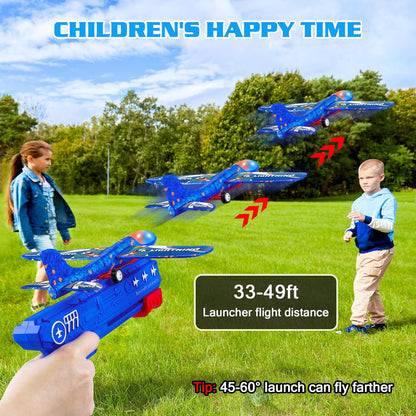 ✈️Airplane Launcher Toys, Outdoor Flying Toy for Kids