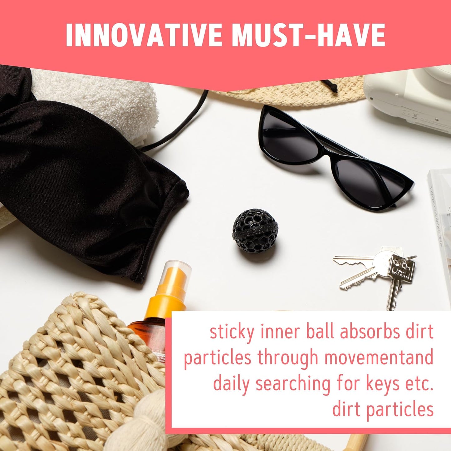 🌟3 pcs The Clean Ball - The clever way of cleaning purses, bags, backpacks and school bags