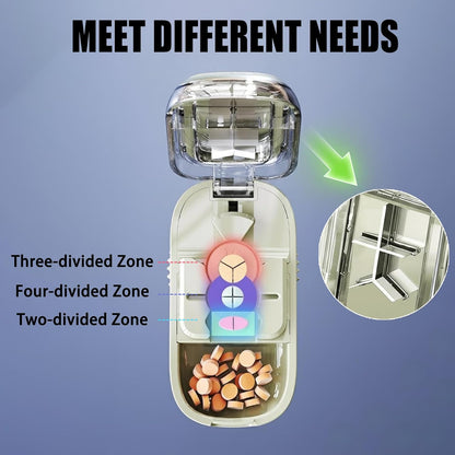💊Pill Cutter Splitter for Small and Tiny Pills -1/2&1/3&1/4 Adjustable Pill Splitter