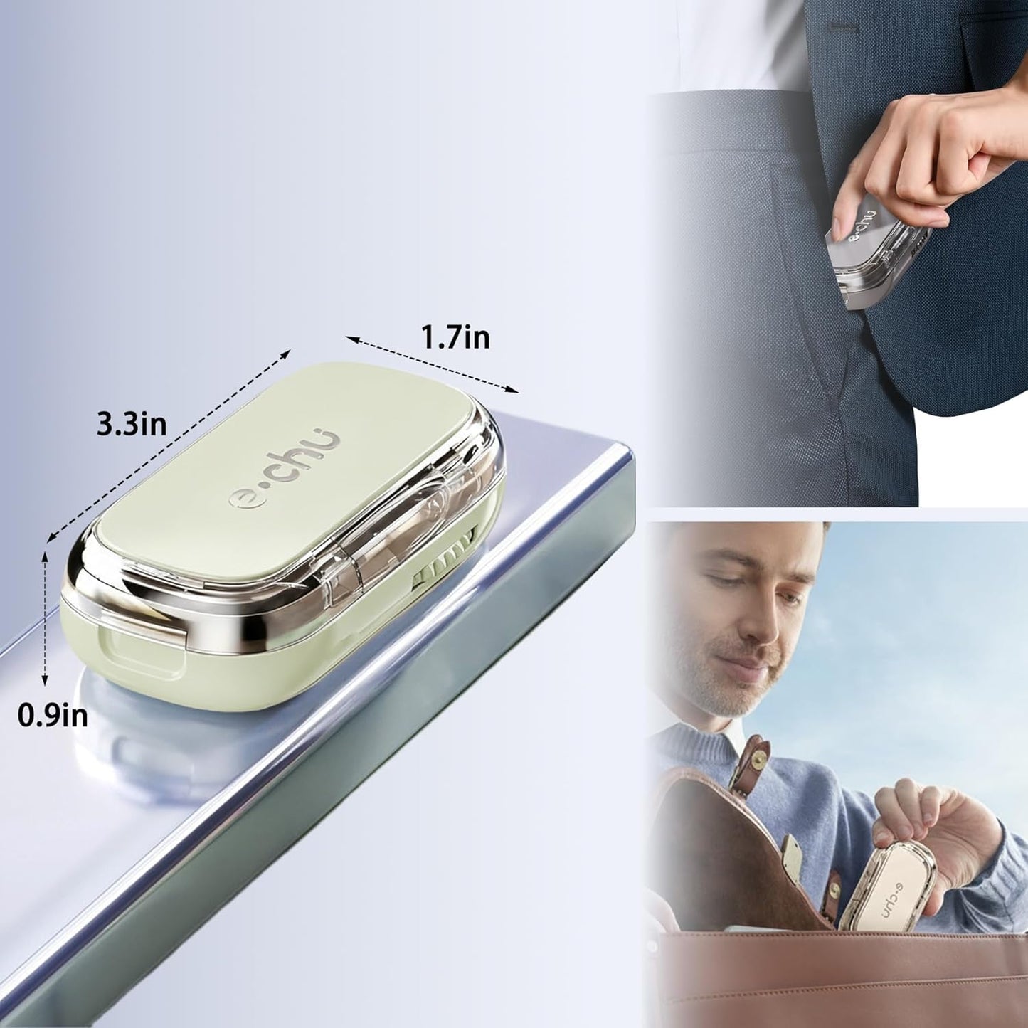 💊Pill Cutter Splitter for Small and Tiny Pills -1/2&1/3&1/4 Adjustable Pill Splitter