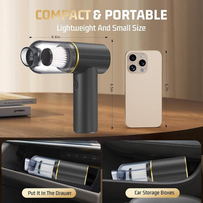 6 in 1 Car Vacuum Cordless Cleaner High Power 12000PA