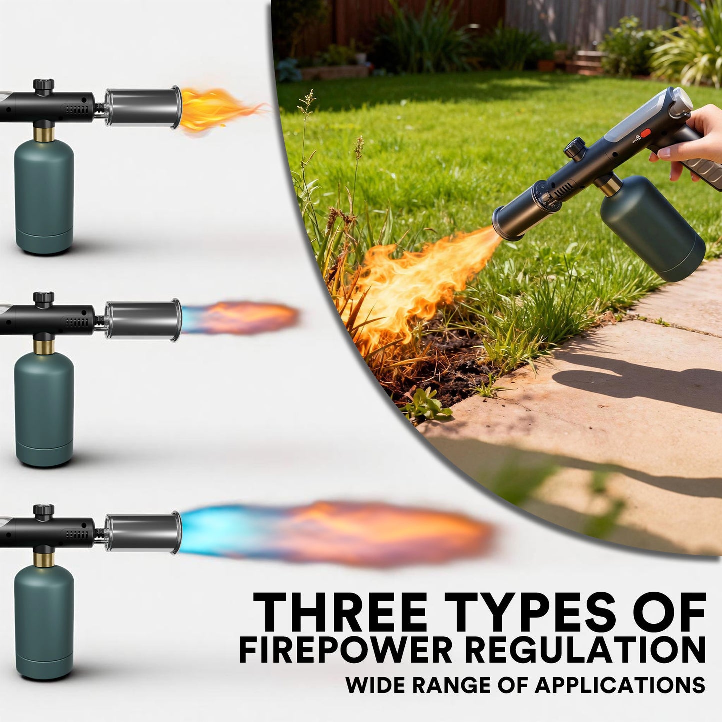 🔥ARTFLAMM Powerful Propane Torch Gun with Turbo Mode