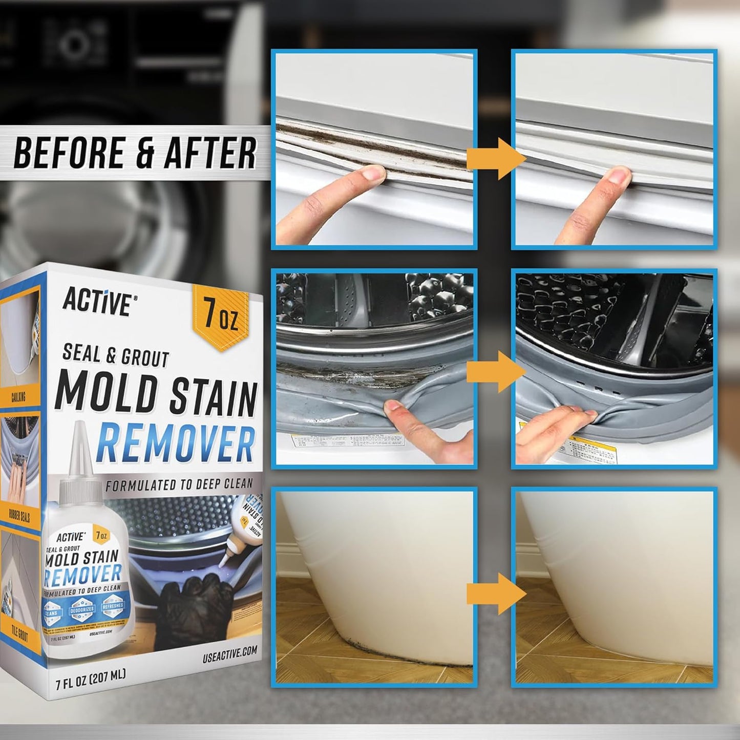 🧽🫧Mold Stain Remover Gel Cleaner Heavy Duty Stain Cleaner - 7 Fl Oz