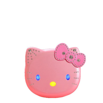 ✨️✨️Hello Kitty Cute Mini Girl Mobile Phone with Flip Cartoon No Lock Kids Dual Card Mobile Phone