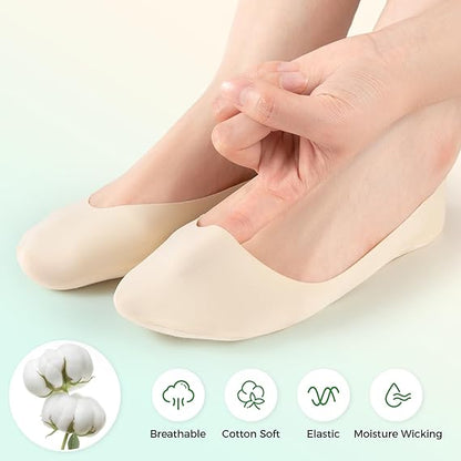 🔥7 Pairs No Show Socks Womens Cushioned Non Slip Low Cut Invisible Liner Footies Socks🧦 for Flats Loafers