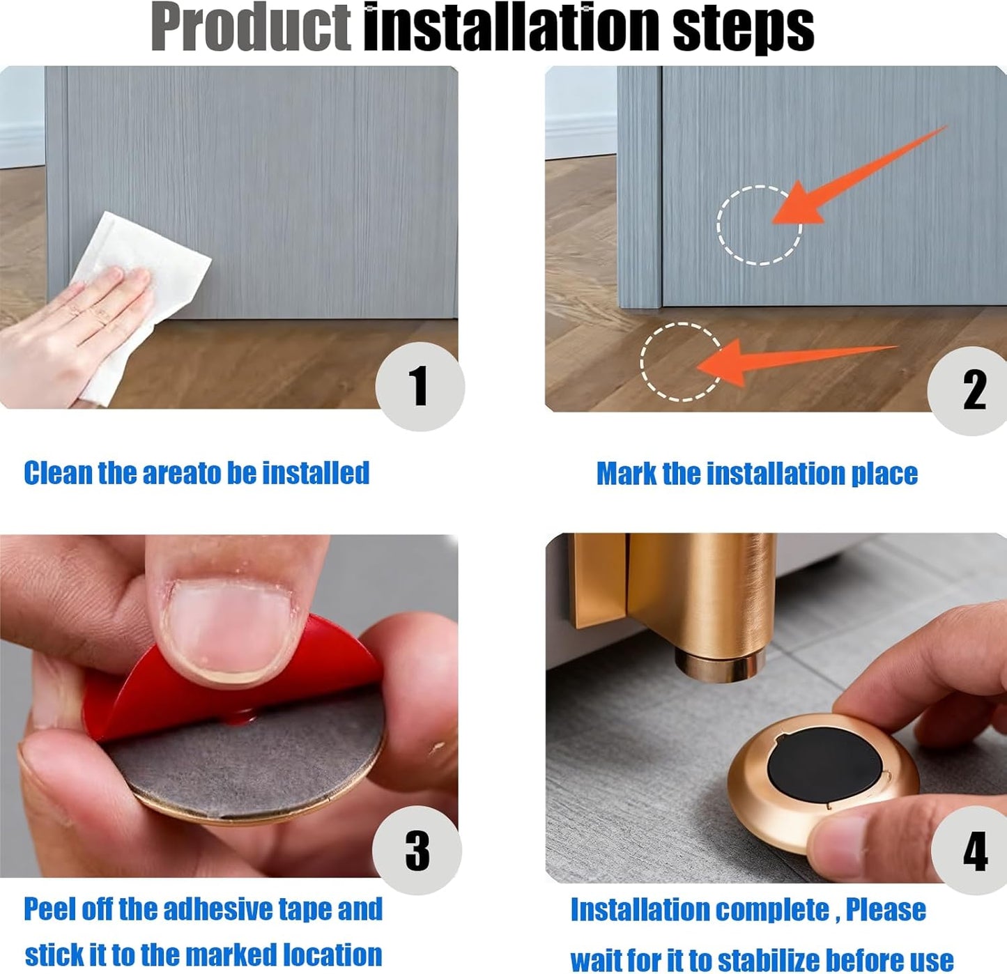 🚪Door Wedge Stopper - 2026 New Magnetic Door Stopper