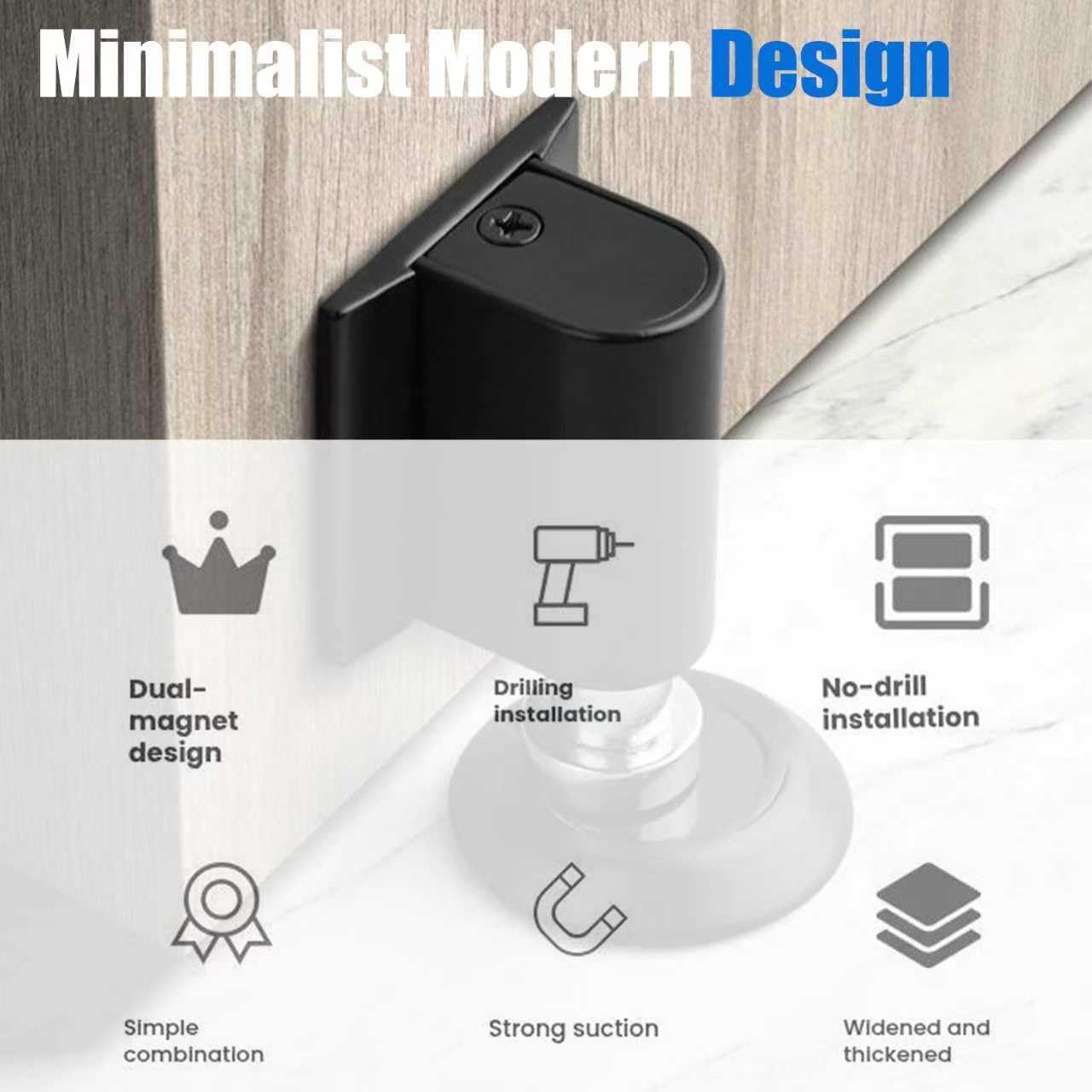 🚪Door Wedge Stopper - 2026 New Magnetic Door Stopper