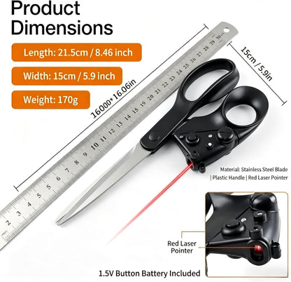 ✂️Professional Laser Guided Scissors for Fabric Cutting