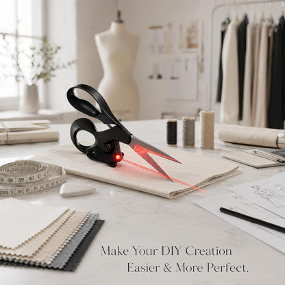 ✂️Professional Laser Guided Scissors for Fabric Cutting