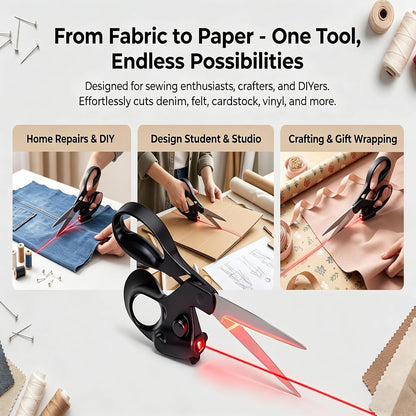 ✂️Professional Laser Guided Scissors for Fabric Cutting