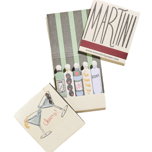 🔥🔥Martini Printed 10 Stem Matchbook
