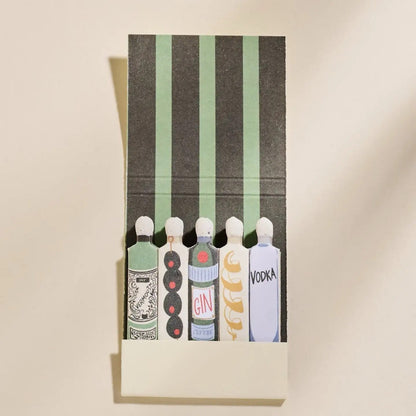 🔥🔥Martini Printed 10 Stem Matchbook