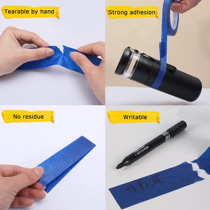 Painters Tape Applicator, Paint Tape Applicator for Trim, Windows and Door Frames, 1.37 Inches x 20 Yards