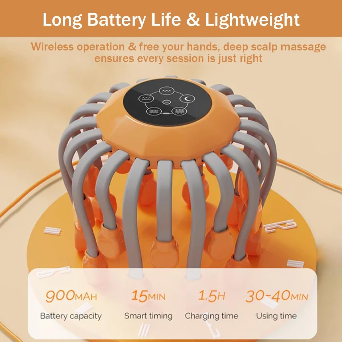 🔥💆🏼‍♂️Anti-Stress 360° All-Round Electric Scalp Massager