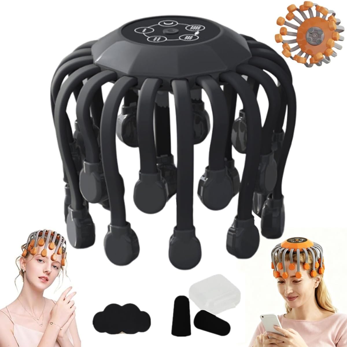 🔥💆🏼‍♂️Anti-Stress 360° All-Round Electric Scalp Massager