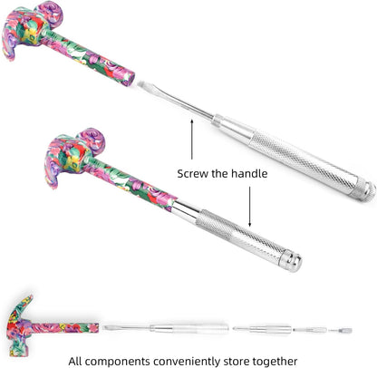 🛠️6 in 1 Multifunctional Floral Hammer & Screwdriver Tool Set🛠️